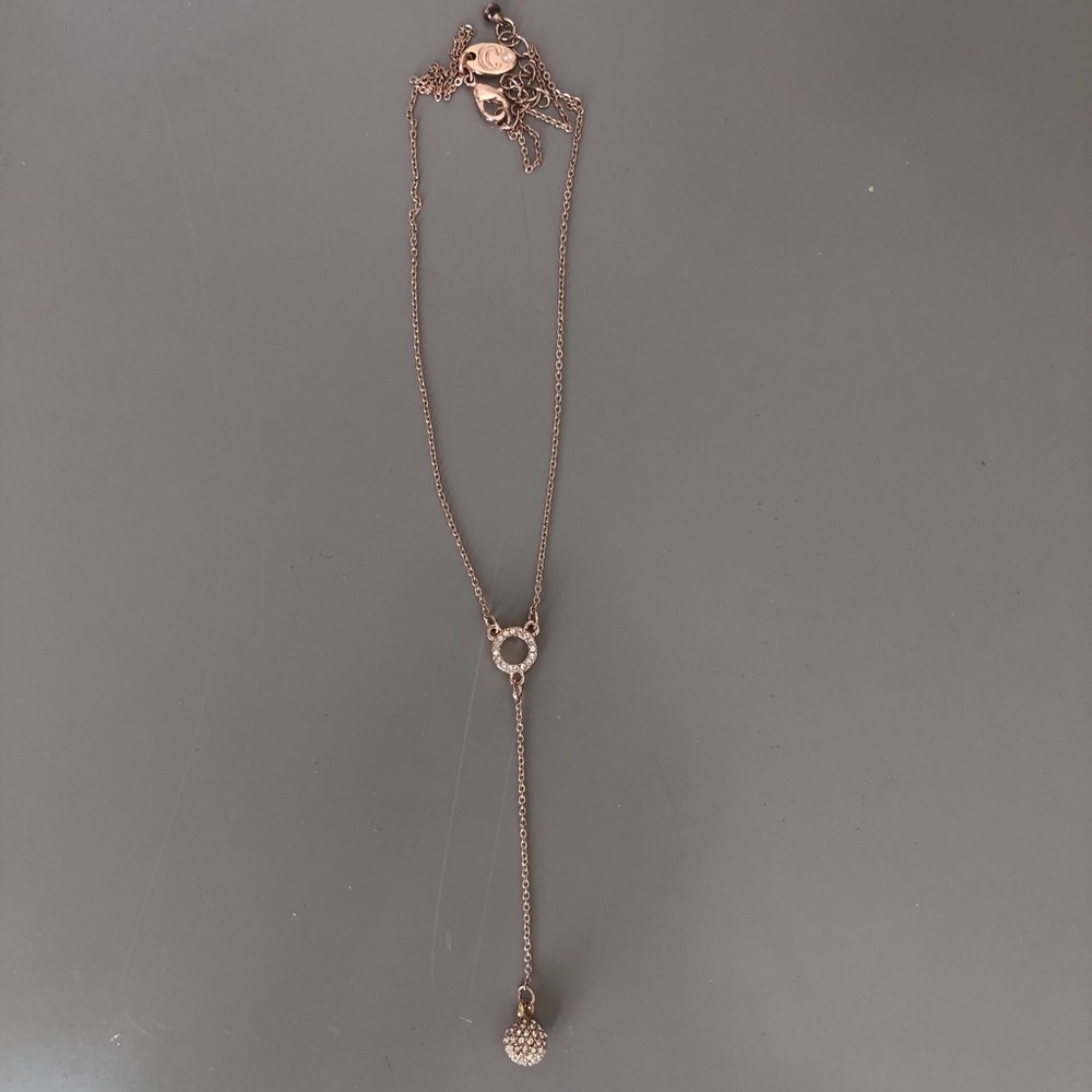 Rose gold necklace
